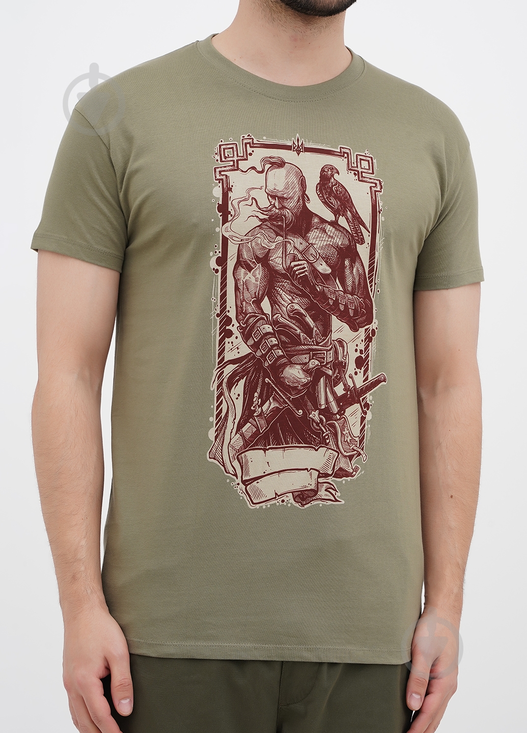 Футболка мужская Sol's Imperial Cossack with hawk 11500330/396L р.L хаки - фото 3 Футболка мужская Sol's Imperial Cossack with hawk 11500330/396L р.L хаки - фото 3