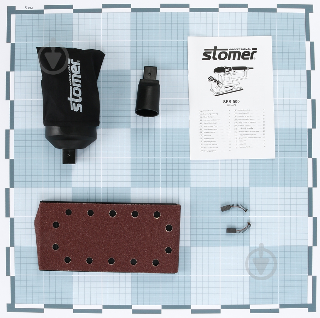 Вибрационная шлифмашина Stomer SFS-500 - фото 3 Вибрационная шлифмашина Stomer SFS-500 - фото 3