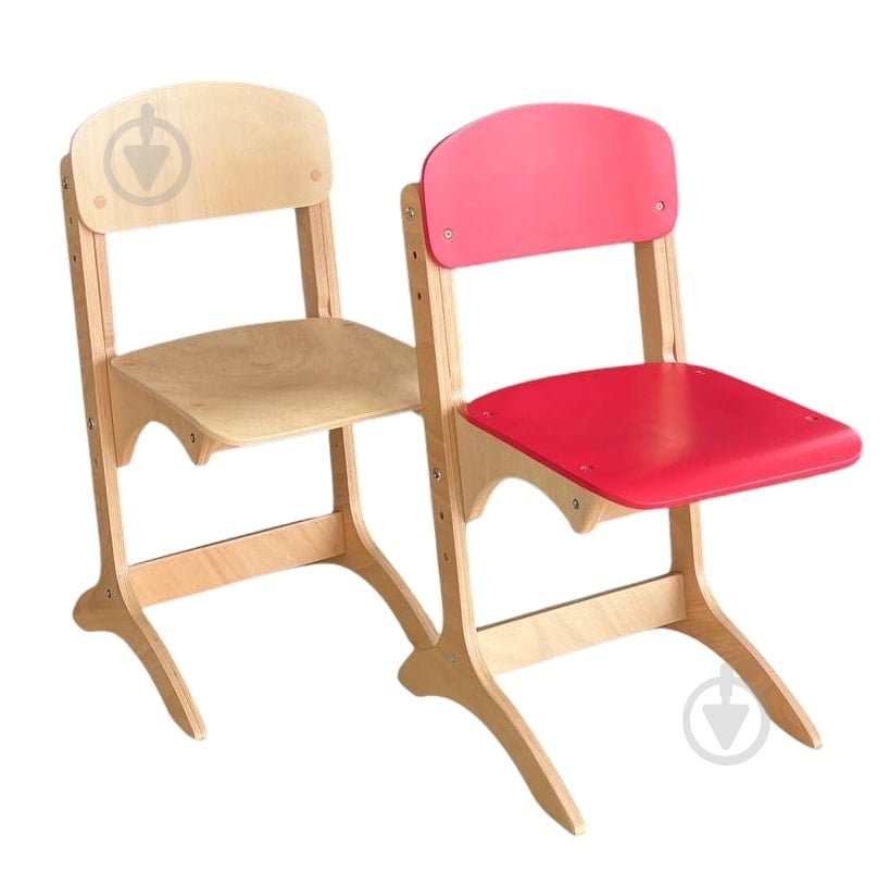 Стільчик для дітей Тошка регульований бук світлий - фото 4