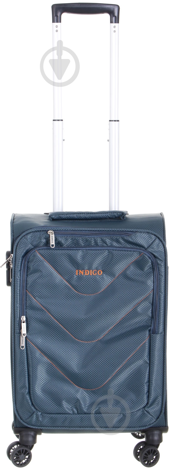 Чемодан Indigo 41 л синий DH17100 50x36x23 см - фото 1 Чемодан Indigo 41 л синий DH17100 50x36x23 см - фото 1