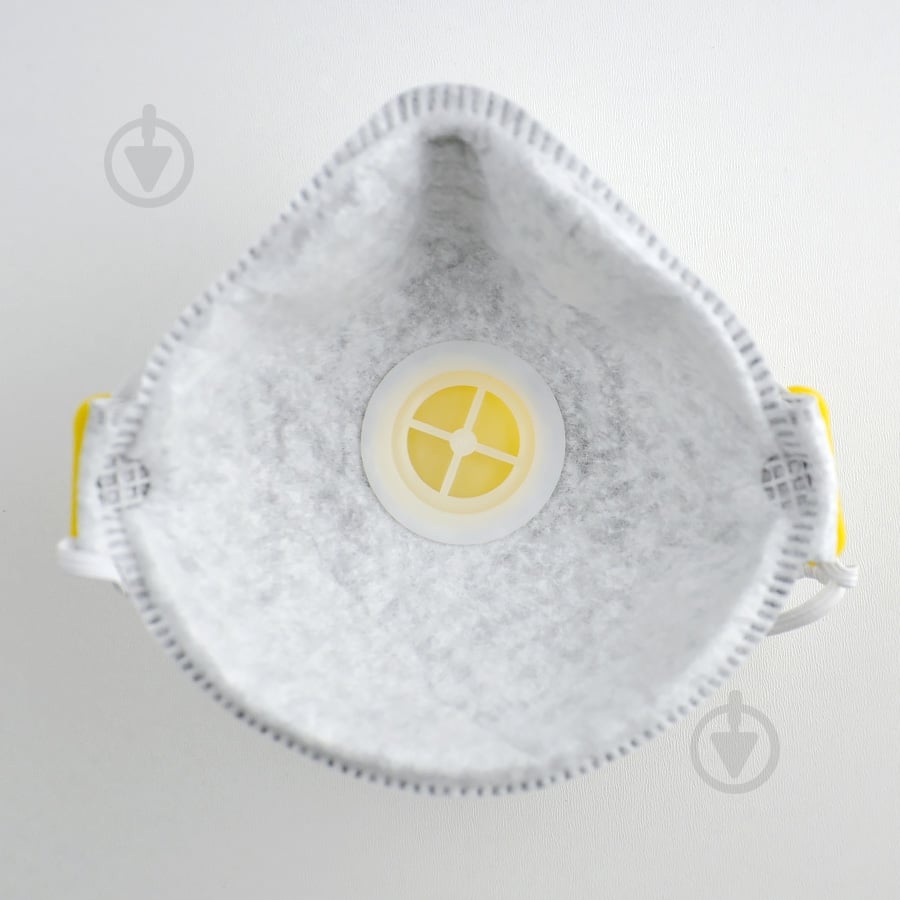 Респиратор Мікрон Ф А FFP2 с угольным фильтром и клапаном выдоха - фото 3