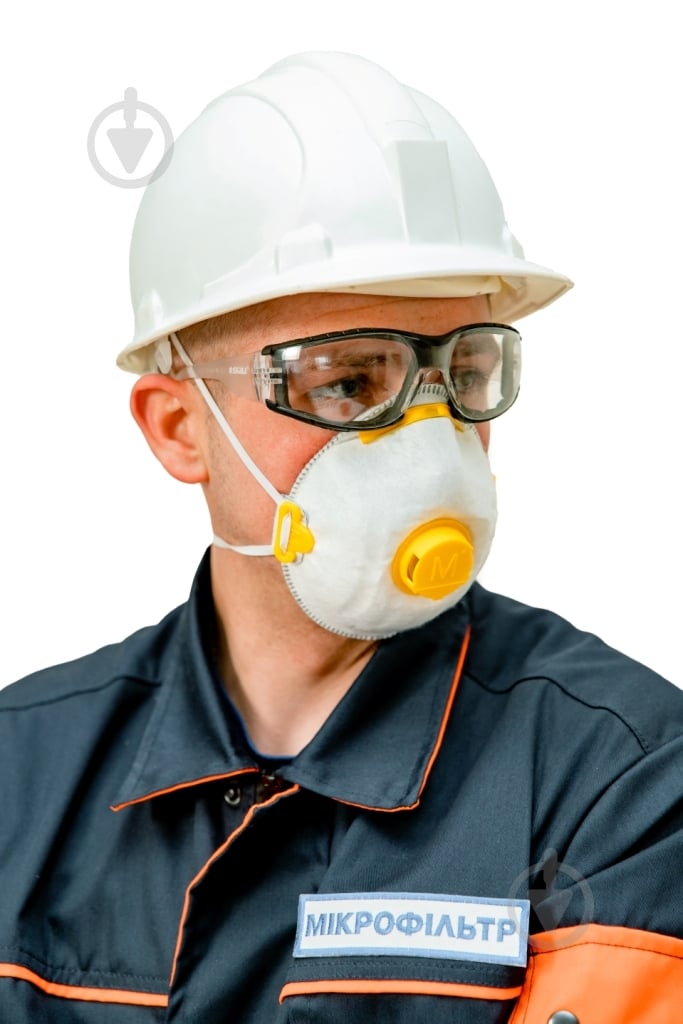 Респиратор Мікрон Ф А FFP2 с угольным фильтром и клапаном выдоха - фото 6