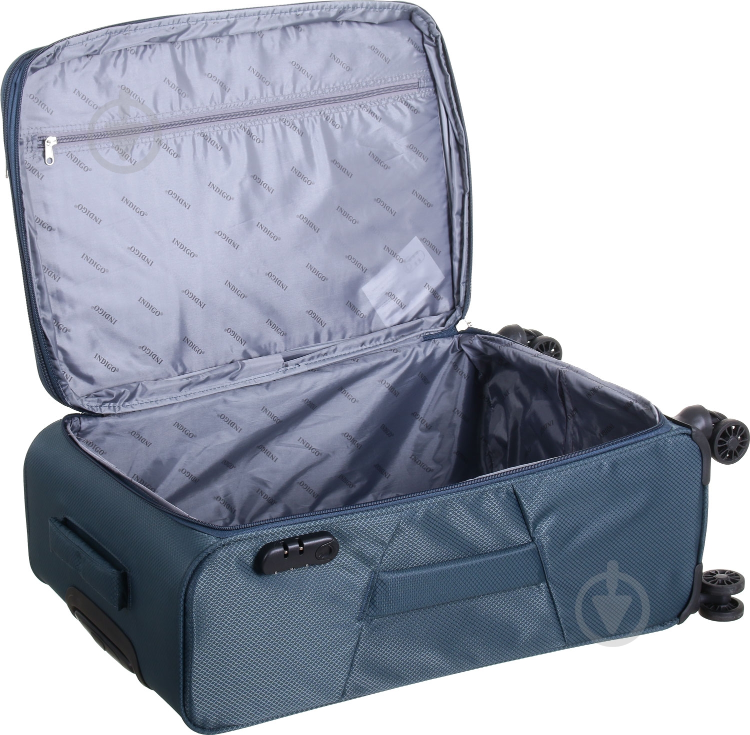 Чемодан Indigo 66 л синий DH17100 60x42x26 см - фото 4 Чемодан Indigo 66 л синий DH17100 60x42x26 см - фото 4