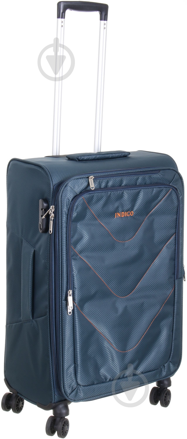 Чемодан Indigo 66 л синий DH17100 60x42x26 см - фото 2 Чемодан Indigo 66 л синий DH17100 60x42x26 см - фото 2