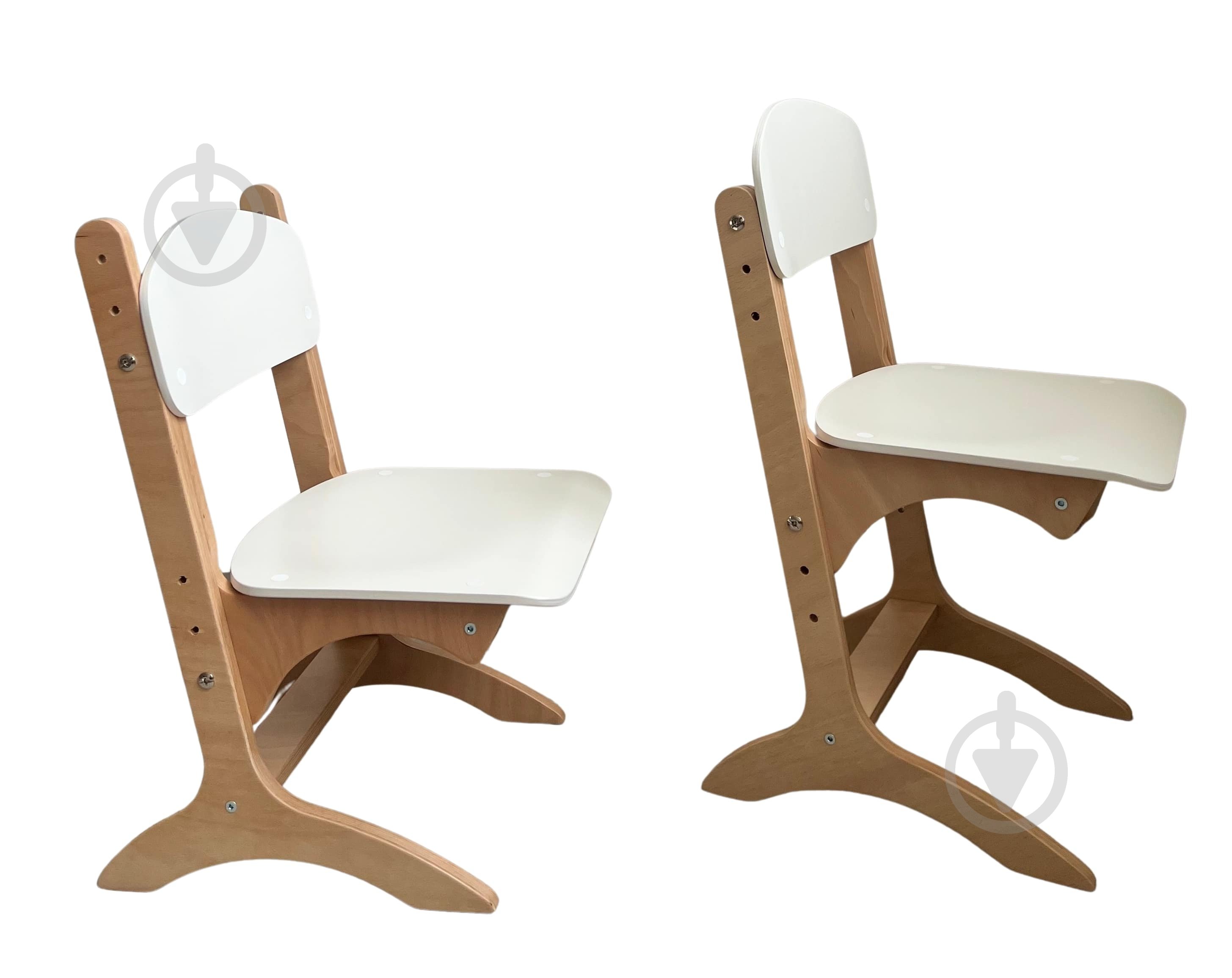 Стільчик для дітей Тошка регульований білий - фото 6 Стільчик для дітей Тошка регульований білий - фото 6