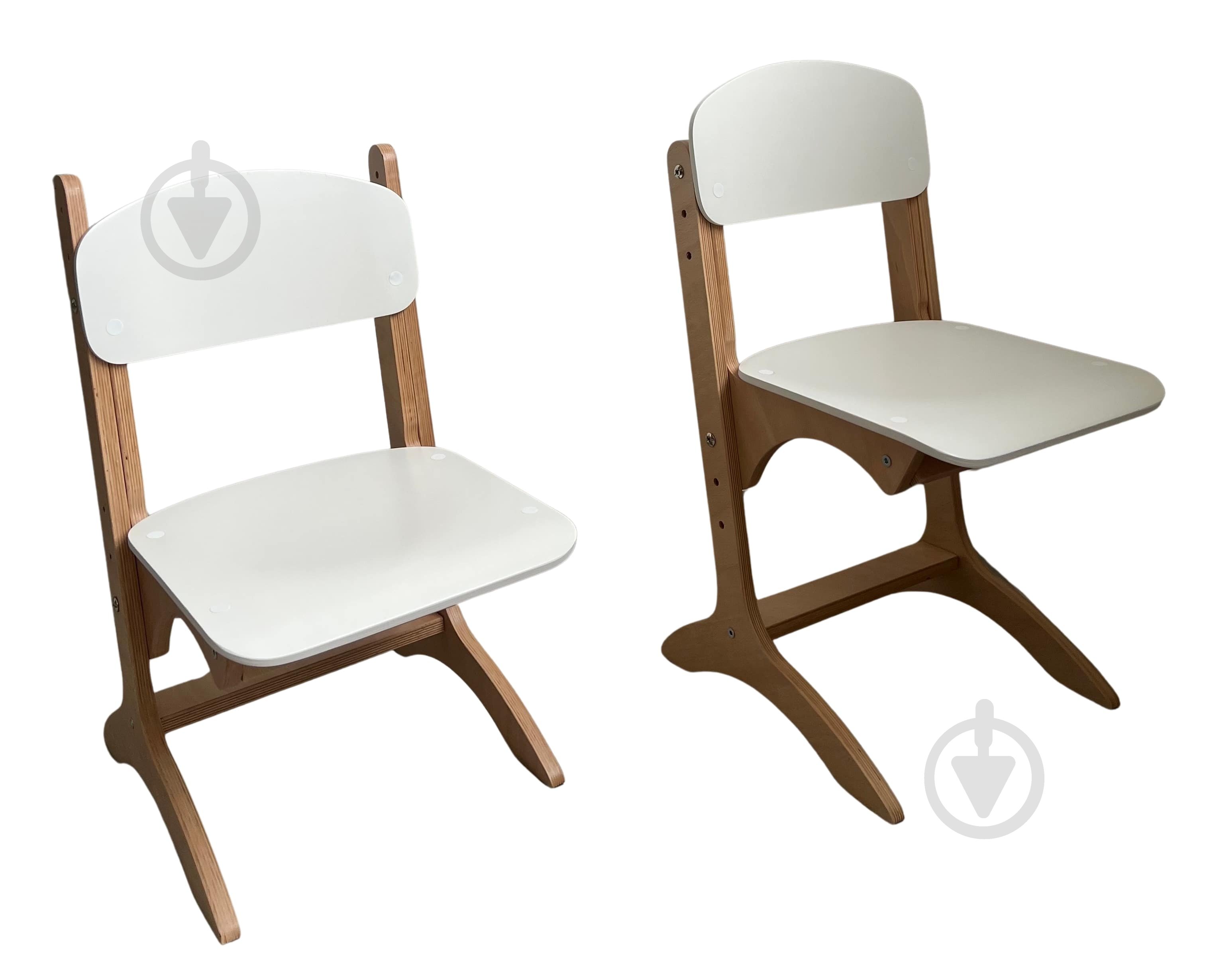 Стільчик для дітей Тошка регульований білий - фото 7 Стільчик для дітей Тошка регульований білий - фото 7