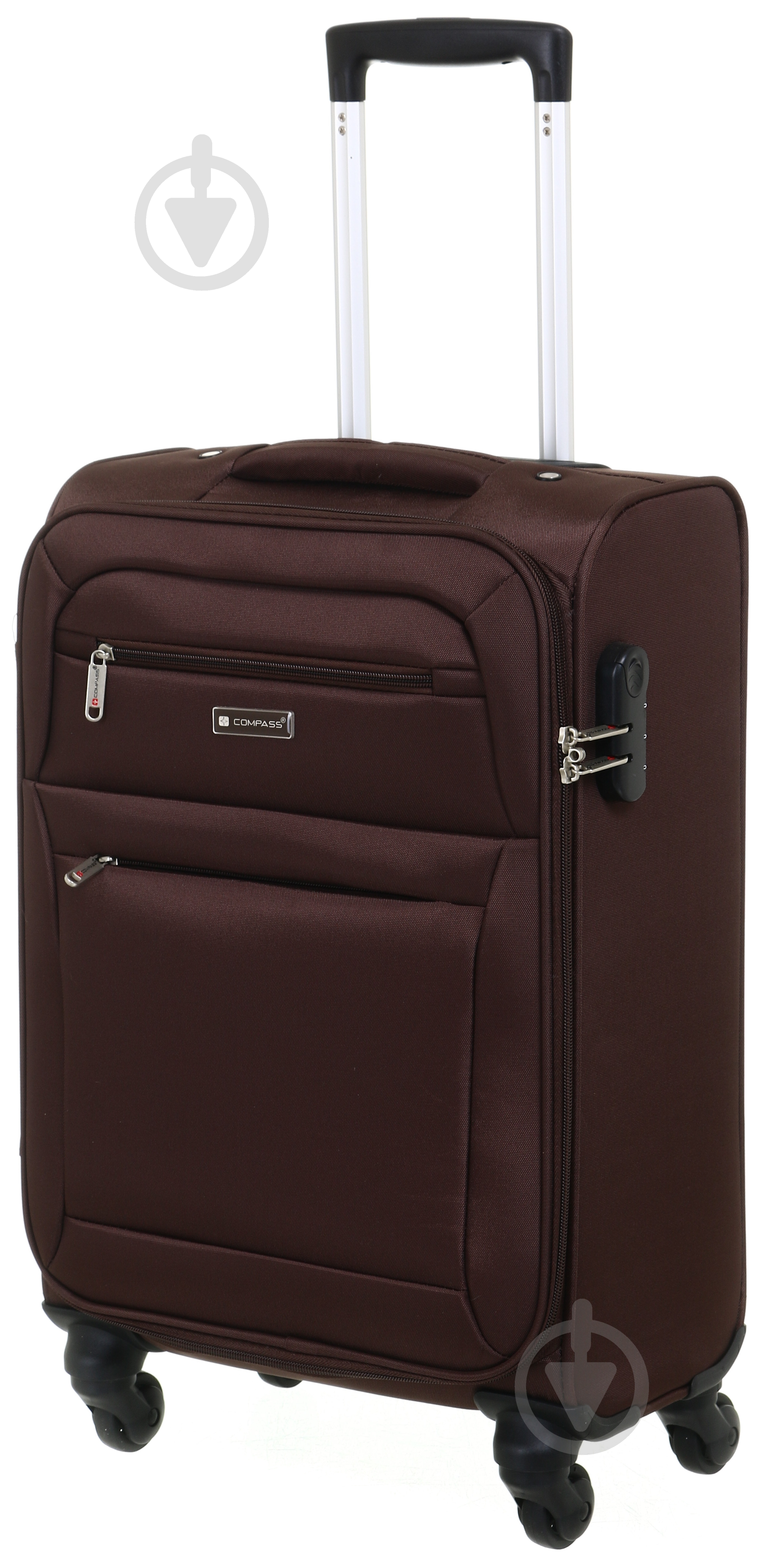 Валіза Compass 41 л коричневий TD18150 50x36x23 см - фото 2