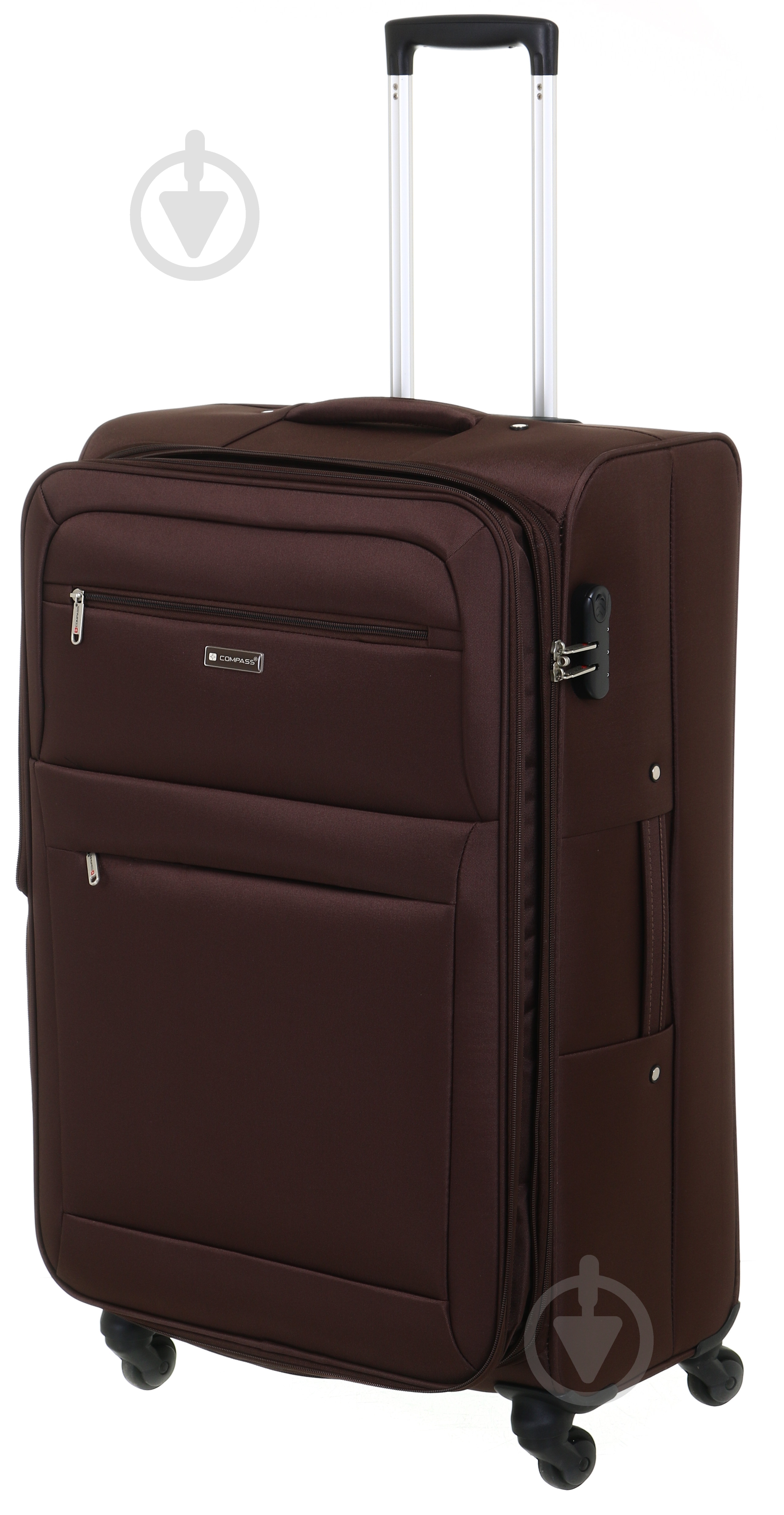 Валіза Compass 95 л коричневий TD18150 70x47x29 см - фото 2