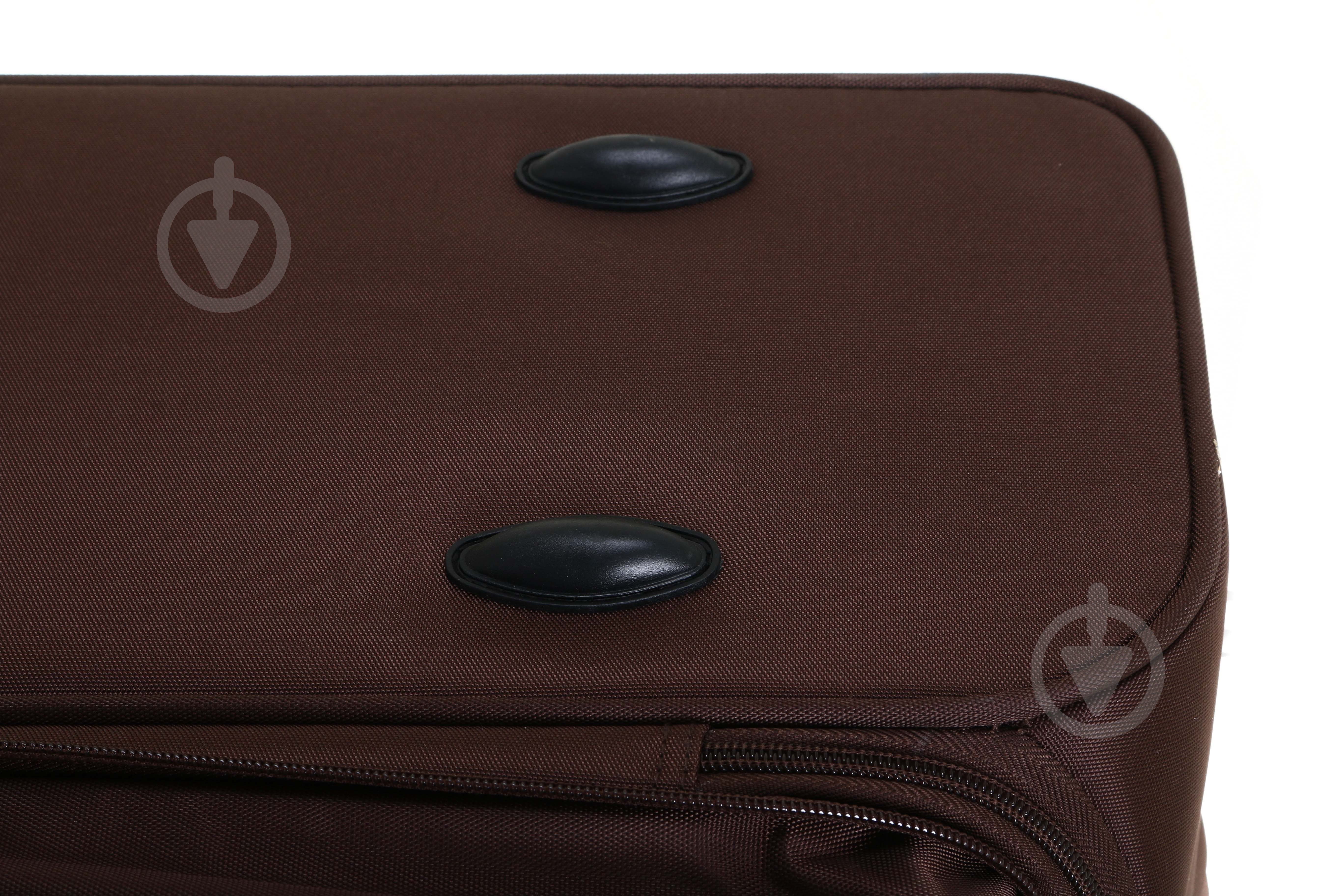 Валіза Compass 95 л коричневий TD18150 70x47x29 см - фото 4
