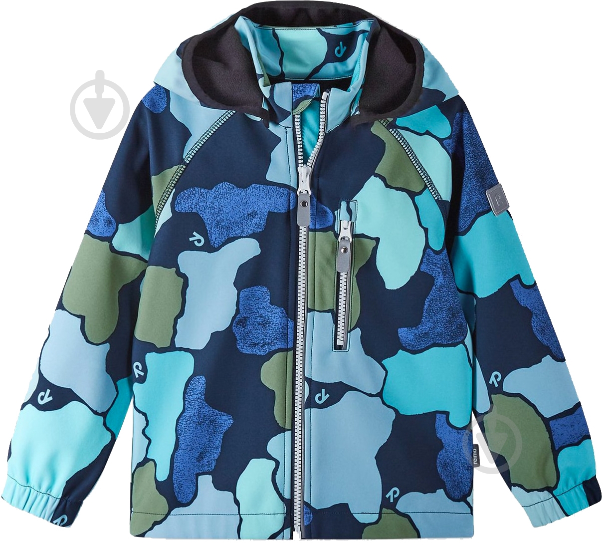 Куртка для мальчиков Reima Softshell Vantti р.92 темно-синий 5100009B-6987 - фото 1