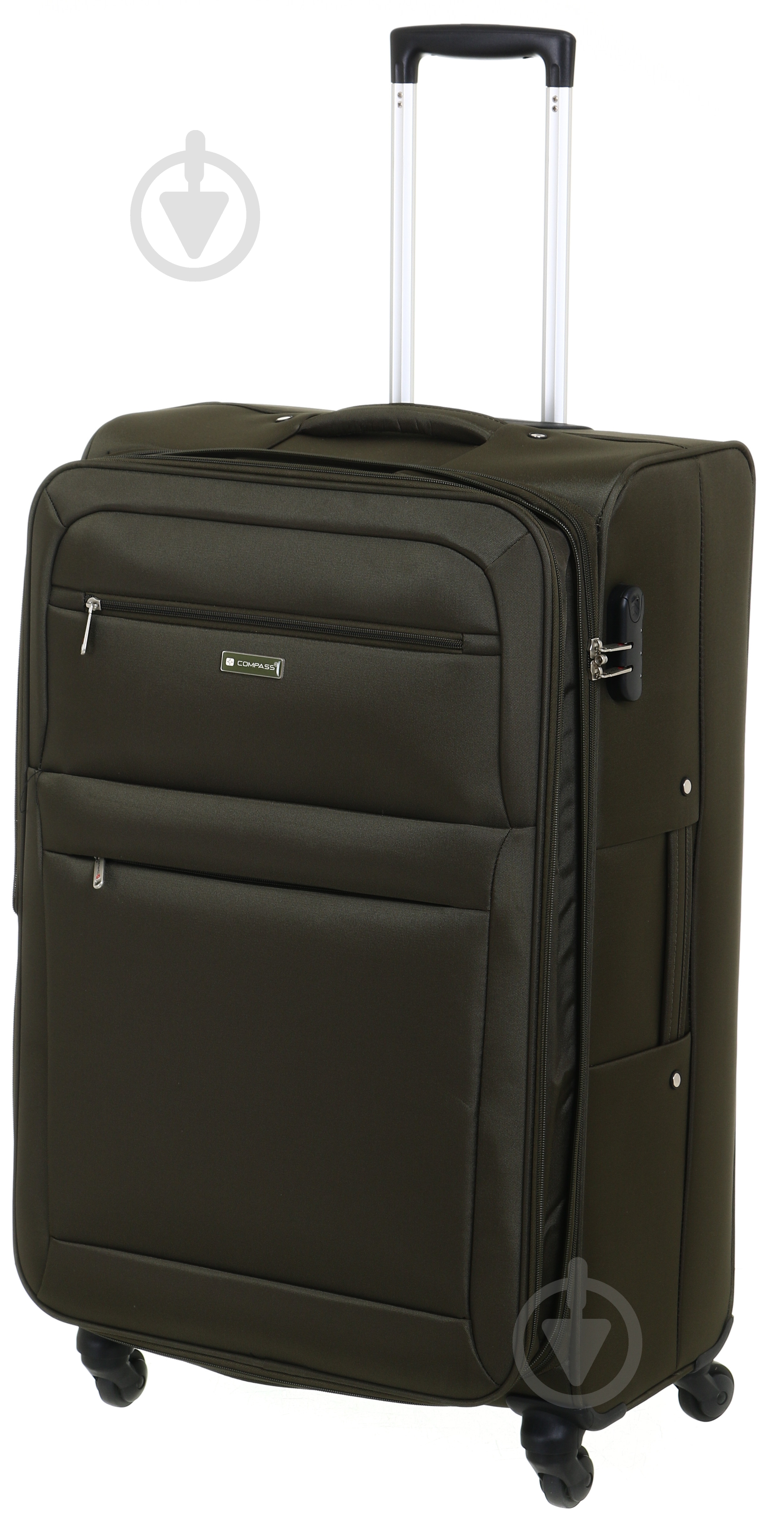 Чемодан Indigo 95 л зеленый TD18150 70x47x29 см - фото 2