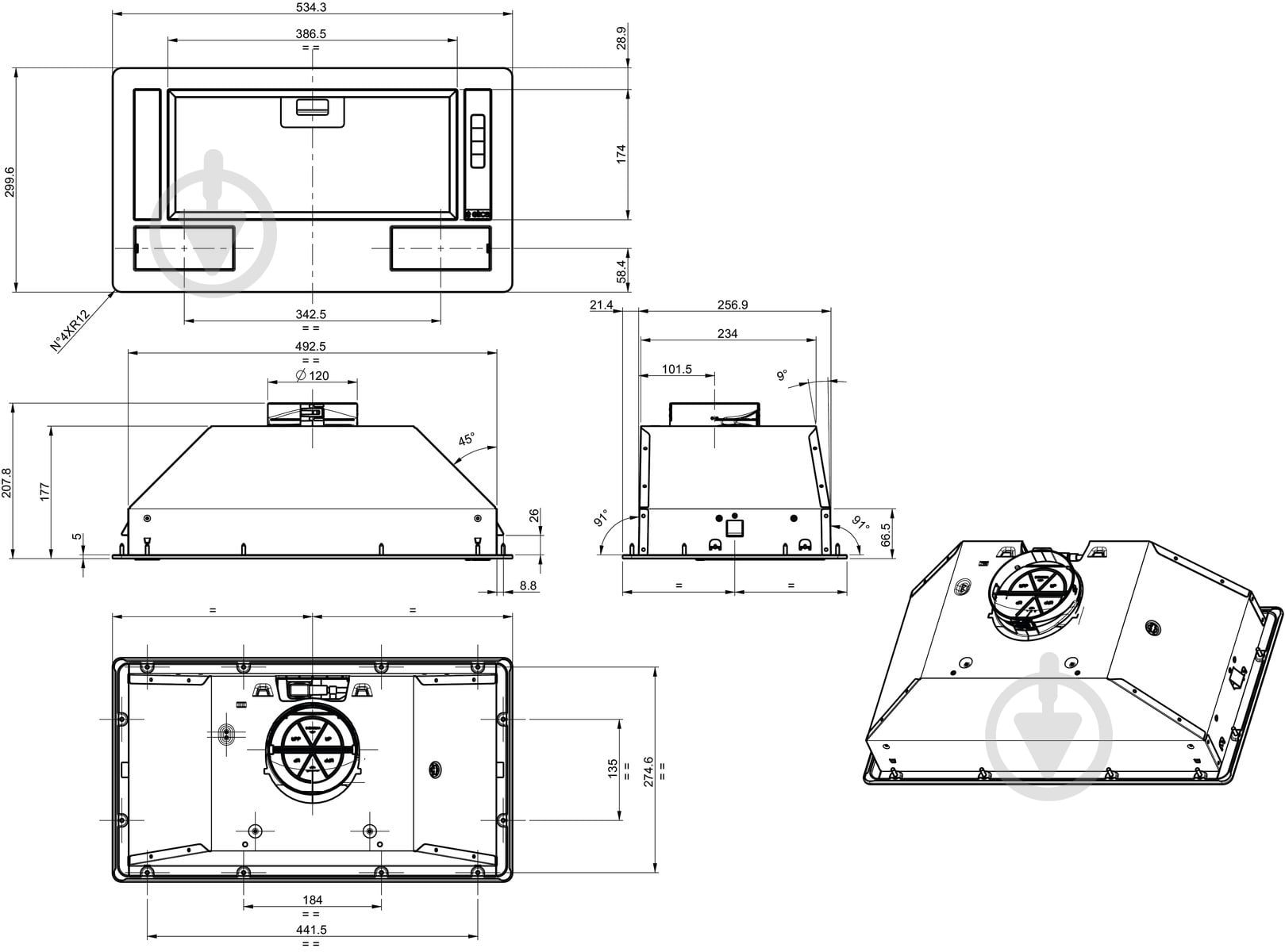 Вытяжка Gorenje BHI681EB - фото 5