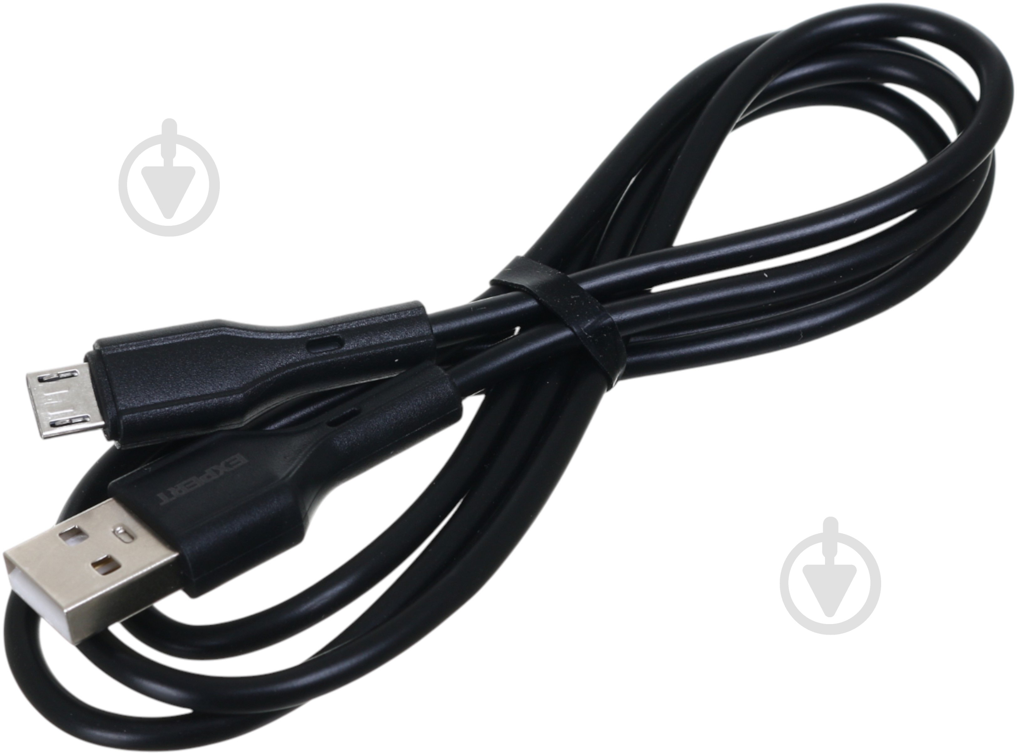 Кабель Expert USB-A to Micro-USB 2А 1 м black - фото 2