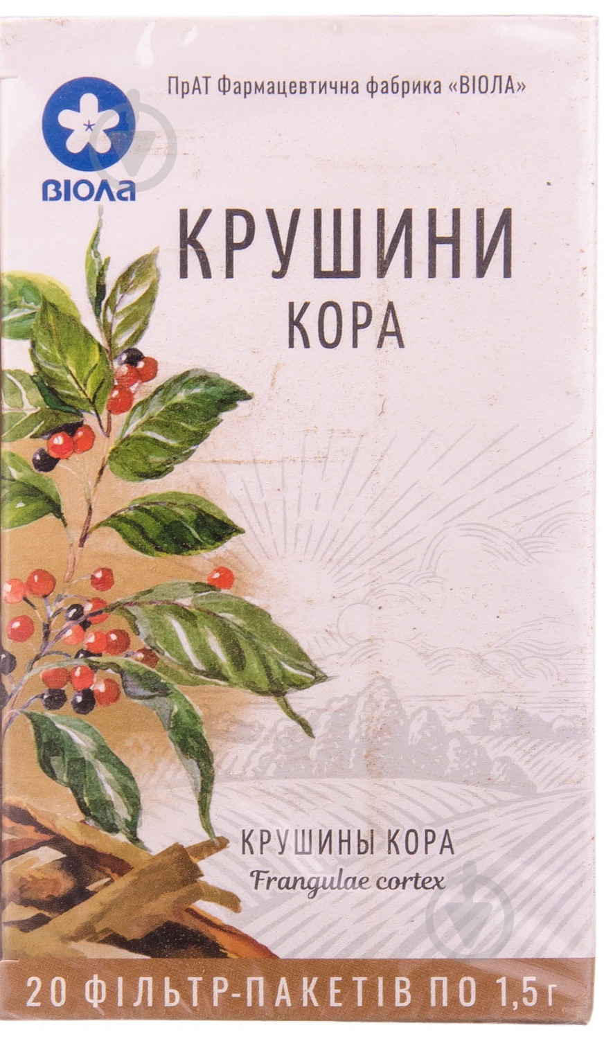 Крушини кора №20 фільтр-пакет - фото 1