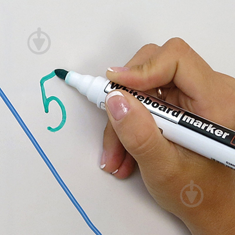 Маркер Axent Whiteboard 2 мм D2800-01 черный - фото 2