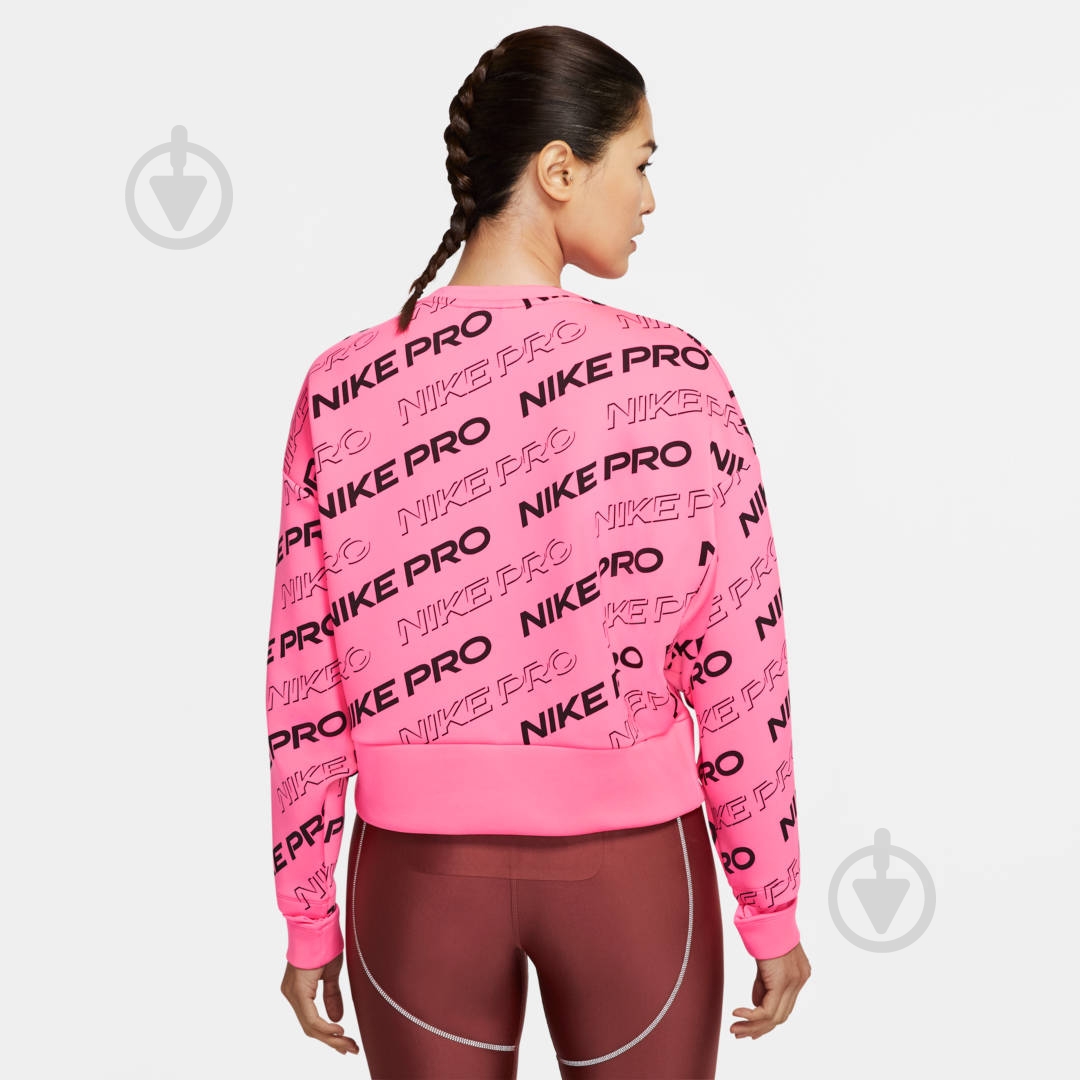 Світшот Nike W NP CLN FLEECE CREW PRT CJ3588-679 р. XS рожевий - фото 4 Світшот Nike W NP CLN FLEECE CREW PRT CJ3588-679 р. XS рожевий - фото 4