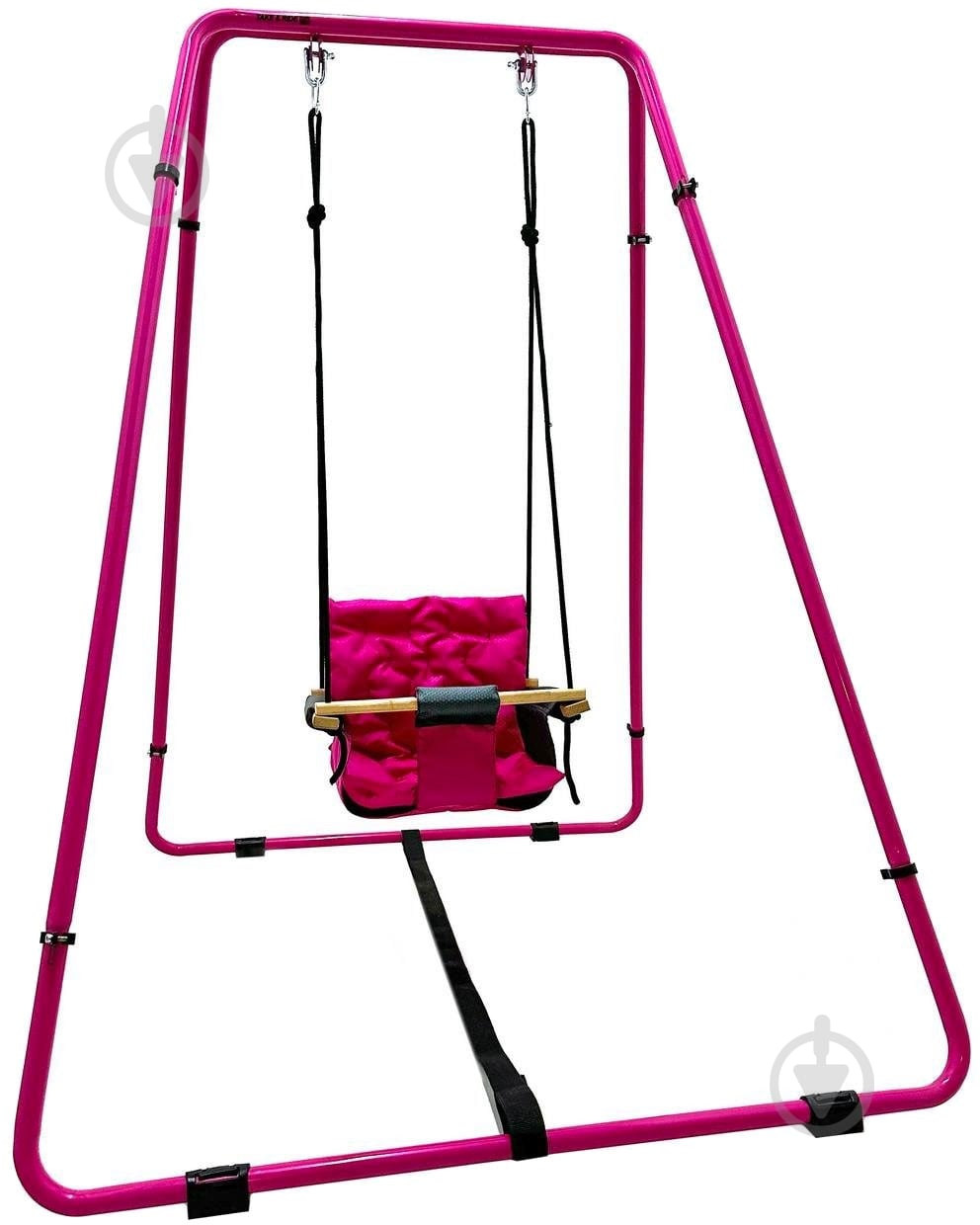 Гойдалка TAKE&RIDE baby swing home рожева - фото 1