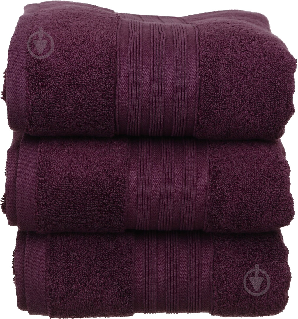 Рушник 011 Plum 70x140 см сливовий ABC - фото 1