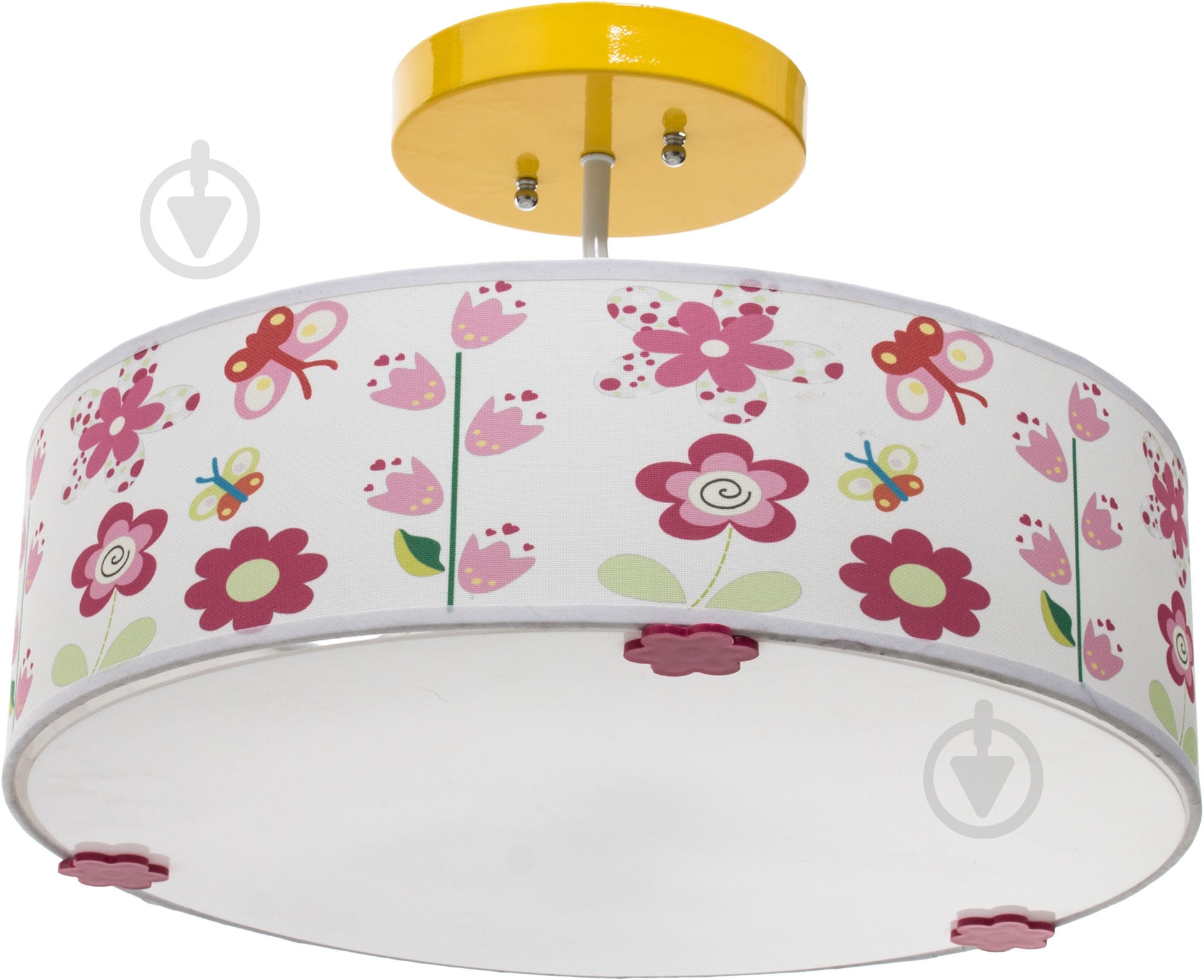 Люстра подвесная Scheinlicht 3xE14 белый с розовым MD 9044-3 - фото 1