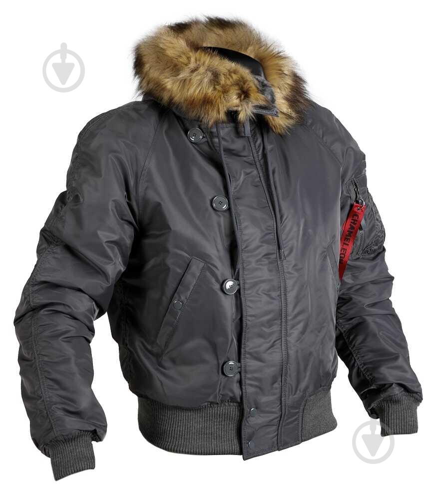 Куртка мужская демисезонная Chameleon Аляска Slim Fit N-2B р.XXL серая - фото 2