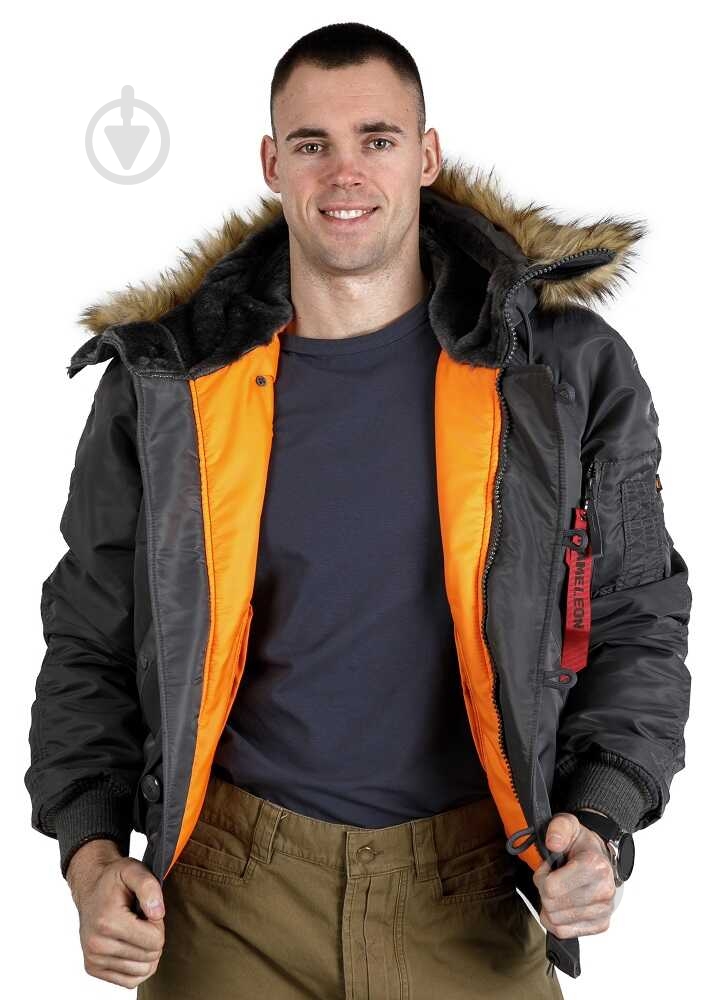 Куртка мужская демисезонная Chameleon Аляска Slim Fit N-2B р.XXL серая - фото 3