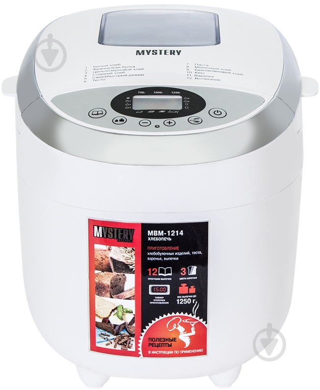 Хлебопечка Mystery MBM-1214 - фото 1