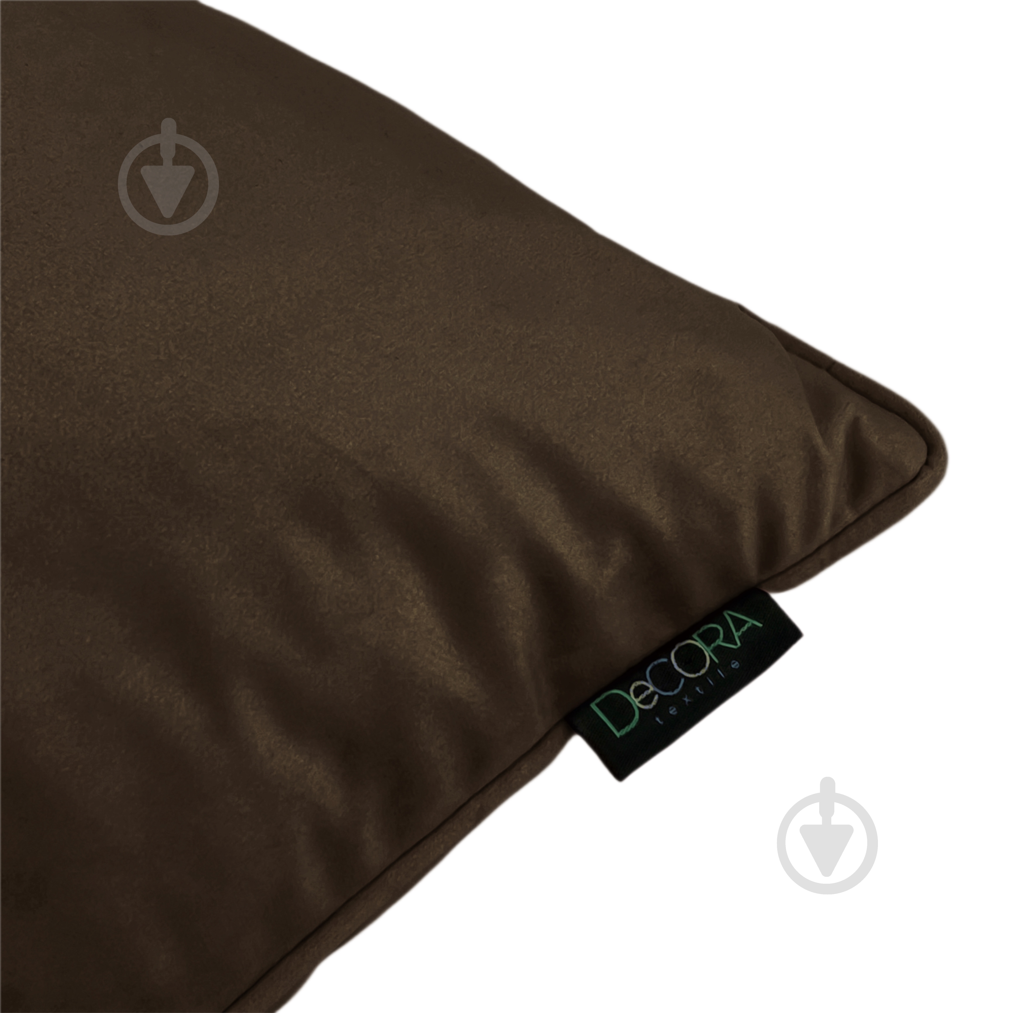 Подушка декоративна VELOUR 50x50 см шоколад Decora textile - фото 3