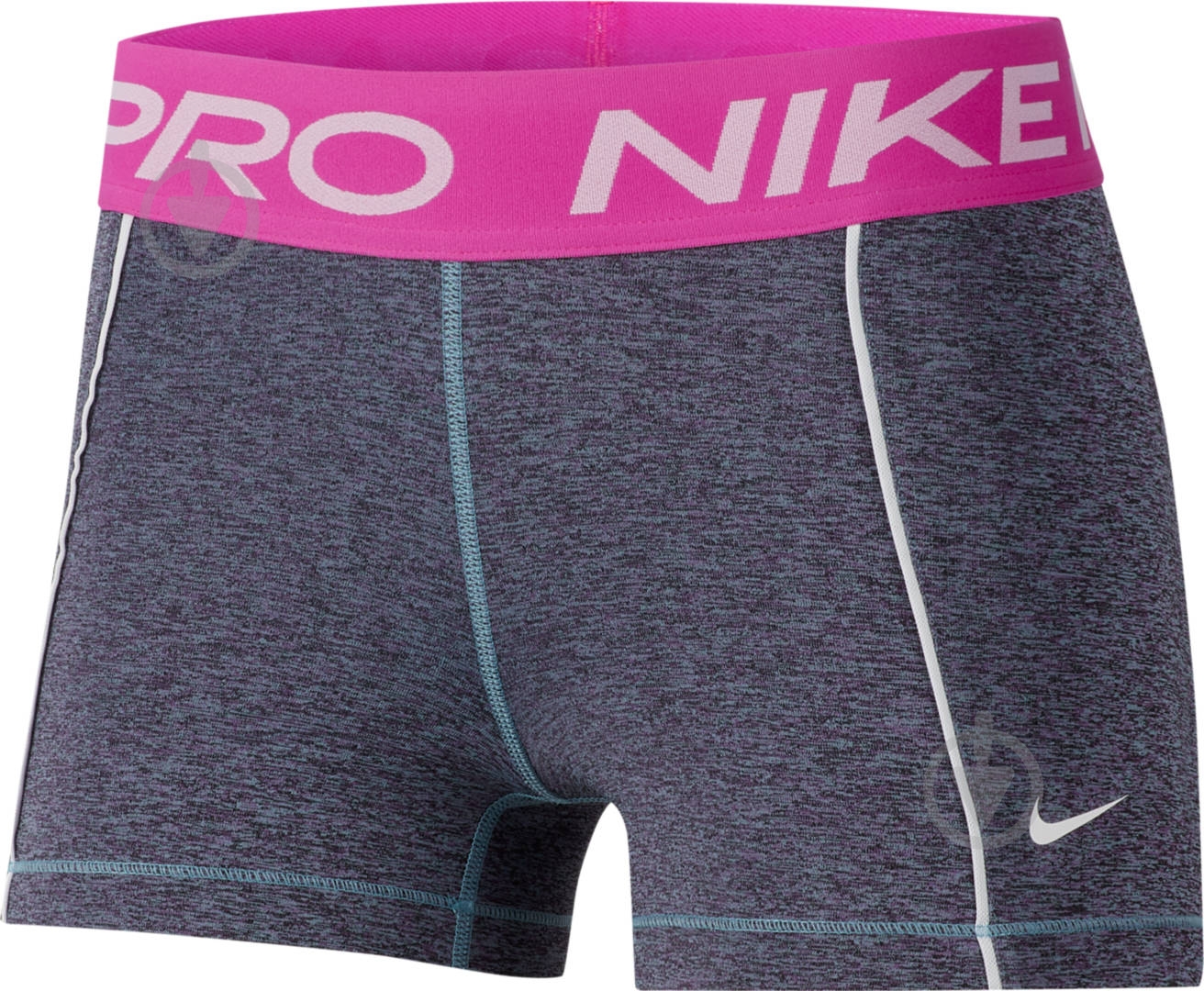 Лосины Nike W NP SHORT 3IN SPACE DYE CJ3641-424 р. S серый - фото 1 Лосины Nike W NP SHORT 3IN SPACE DYE CJ3641-424 р. S серый - фото 1