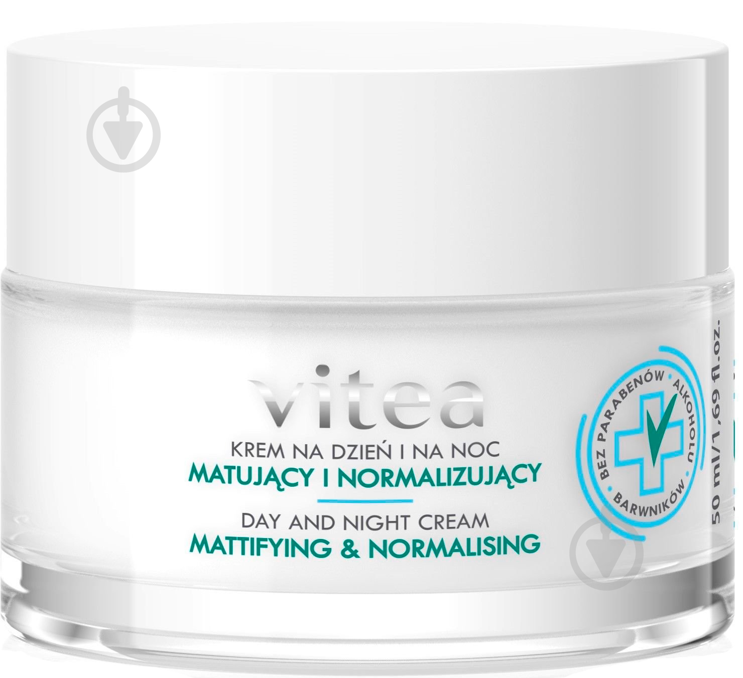 Крем для лица день-ночь Allverne Vitea Mattifying And Normalising Face Cream 50 мл - фото 1
