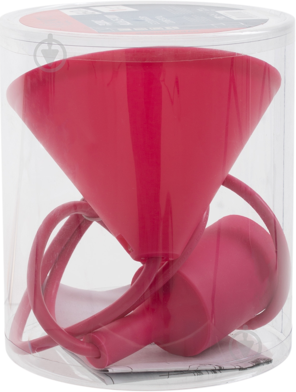 Подвес Accento lighting ALLk-LS-1001-Red 1xE27 красный - фото 2