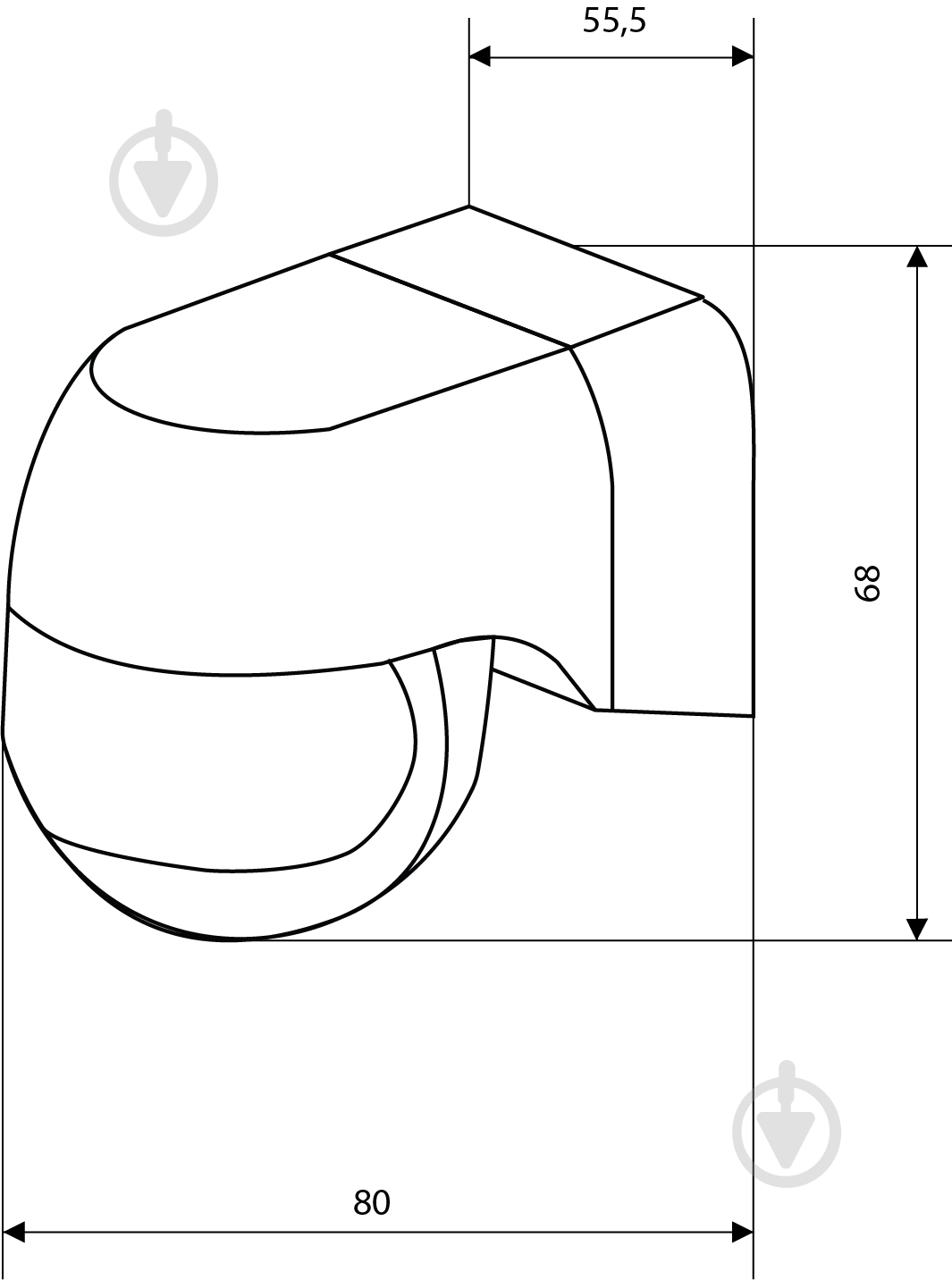 Датчик движения АСКОУКРЕМ ДР-11 белый A0220010014 - фото 4
