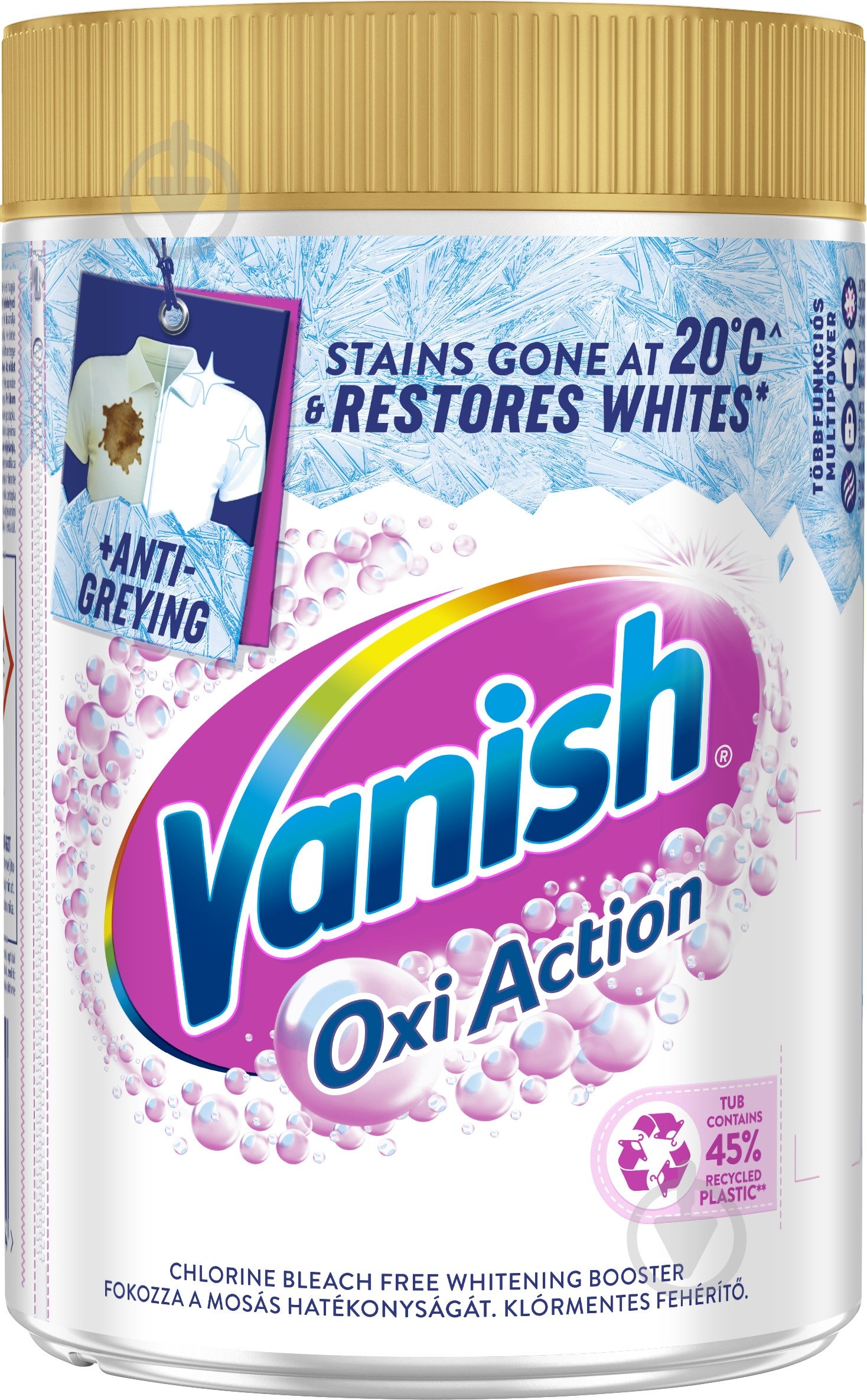 Плямовивідник Vanish порошкоподібний Oxi Action 625 г - фото 1