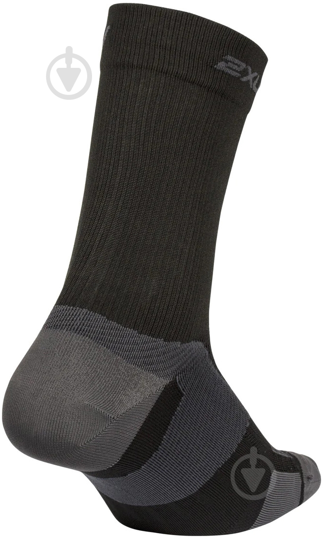 Шкарпетки 2XU Vectr Light Cushion Crew Socks р.XL UA7005e_BLK/TTM р.46,5-48,5 чорний - фото 2