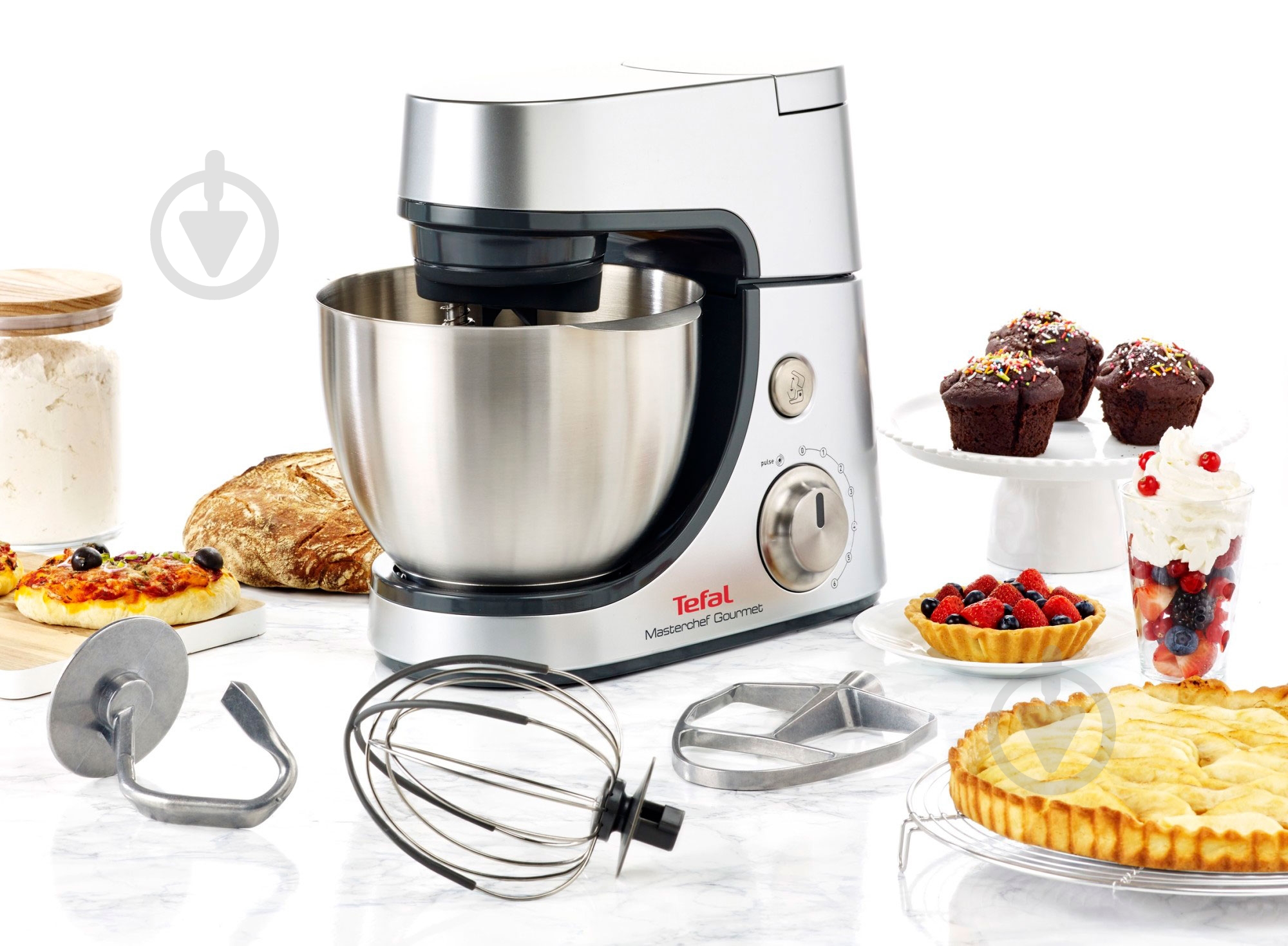 Кухонный комбайн Tefal QB505D38 - фото 1