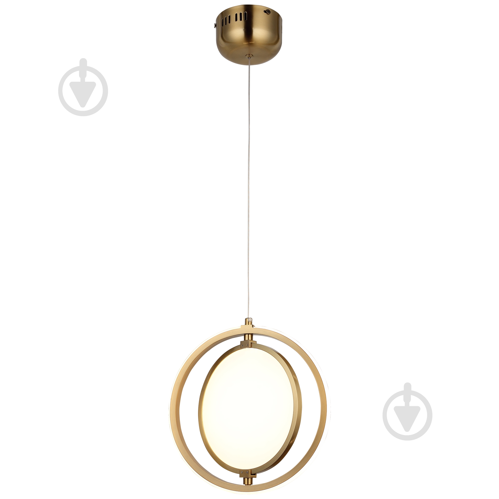 Люстра підвісна Vio Concept Bonorva small 28 Вт LED-модуль латунь 80328-01-PS2-CO - фото 1