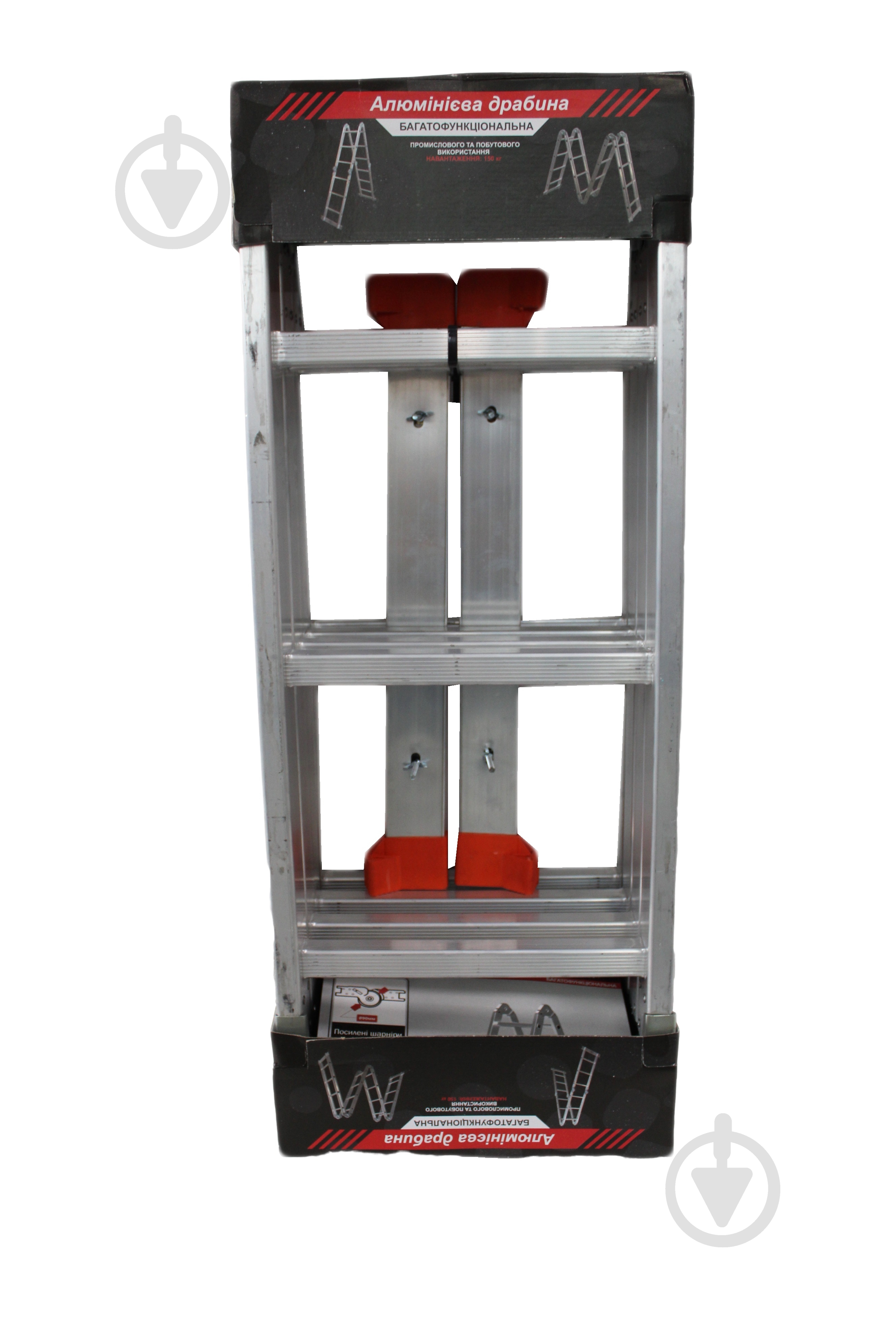 Шарнирная лестница-стремянка Vulkan 4x3 (7612) - фото 9