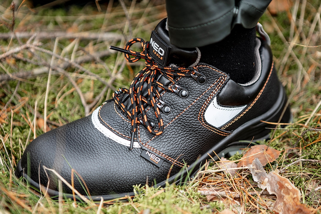 Полуботинки рабочие NEO tools S1P SRA с металлическим подноском р.47 82-018 черный - фото 2 Полуботинки рабочие NEO tools S1P SRA с металлическим подноском р.47 82-018 черный - фото 2