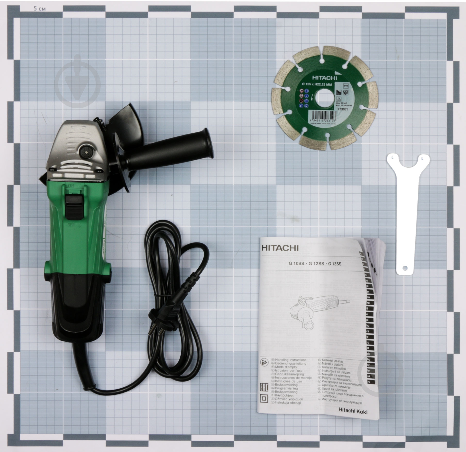 Болгарка (кутова шліфмашина) Hitachi G13SS - фото 4