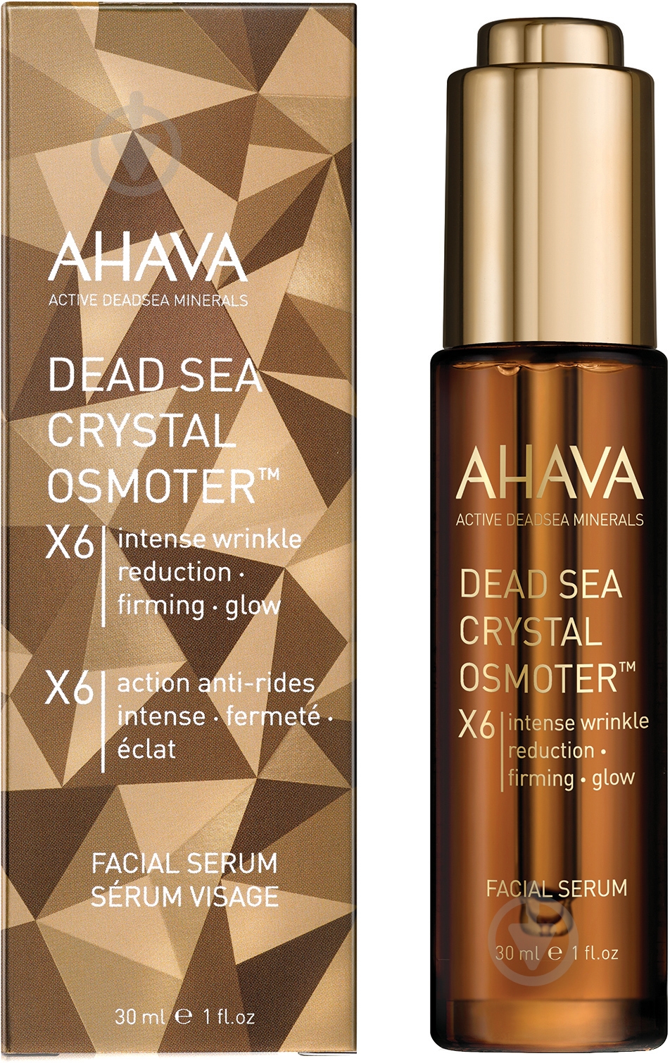 Сироватка AHAVA Osmoter Суперсяйво з кристалами Мертвого моря 30 мл 100 г - фото 1 Сироватка AHAVA Osmoter Суперсяйво з кристалами Мертвого моря 30 мл 100 г - фото 1