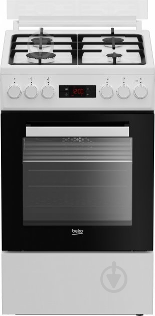 Плита комбінована Beko FSE52332DWDS - фото 1