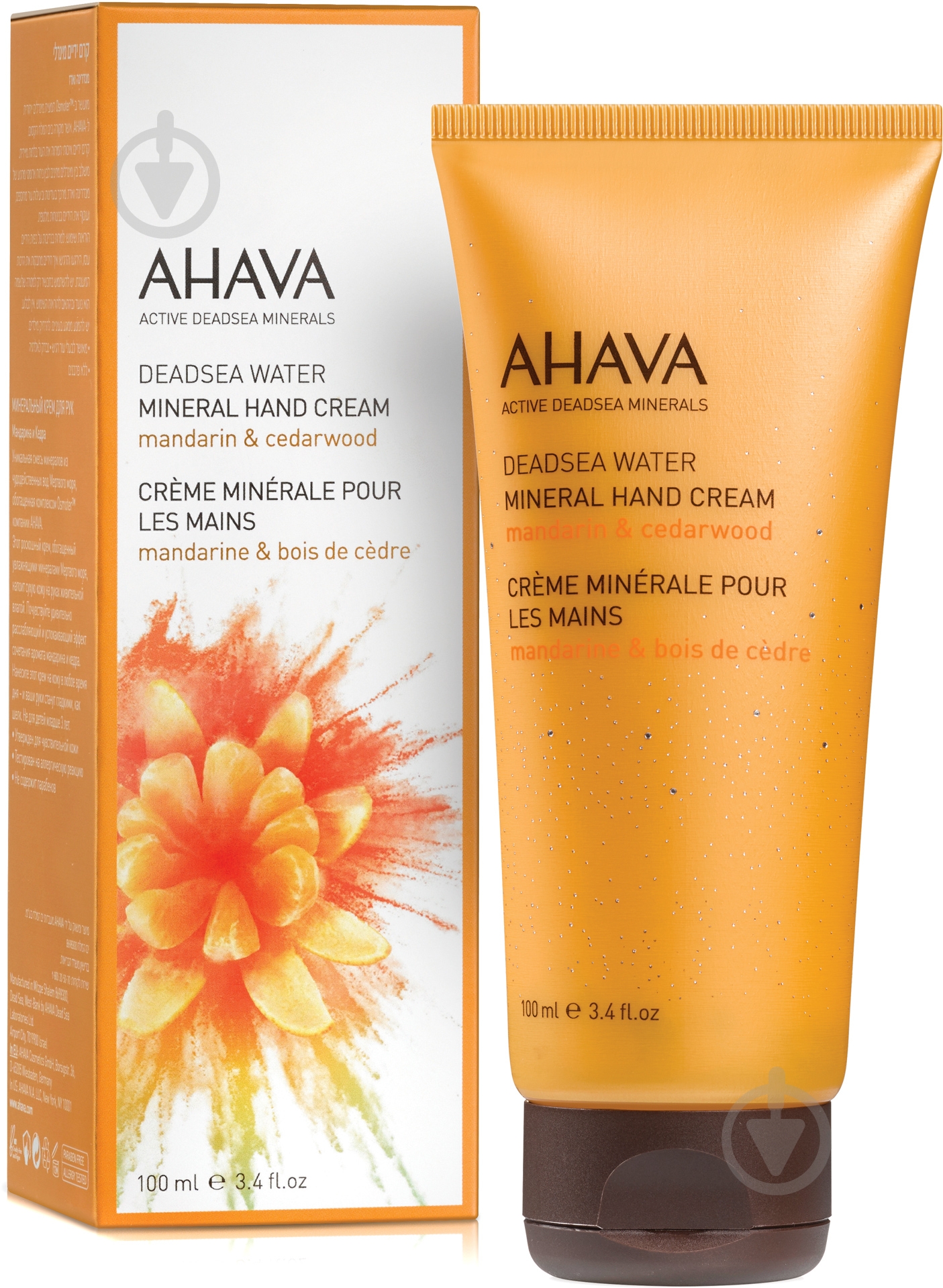 Крем для рук Deadsea Water AHAVA мінеральний Мандарин-кедр 100 мл - фото 1 Крем для рук Deadsea Water AHAVA мінеральний Мандарин-кедр 100 мл - фото 1