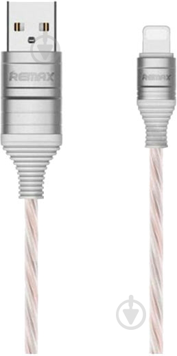 Кабель Remax USB 2.0 AM – Lightning 1 м белый (RC-130I-WHITE) - фото 1