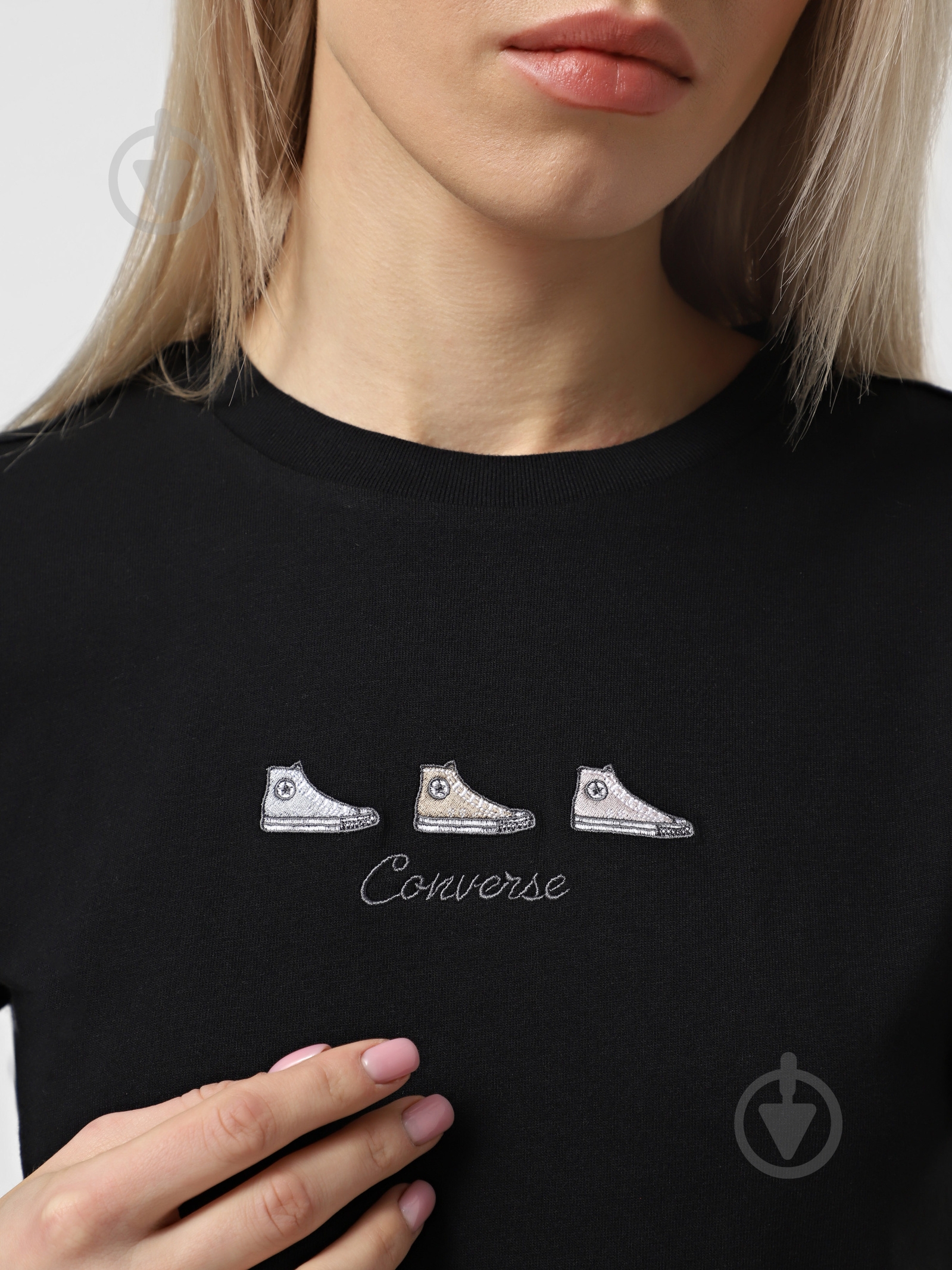Футболка Converse CHUCK TAYLOR GRAPHIC TEE 10027753-001 р.M черный - фото 3