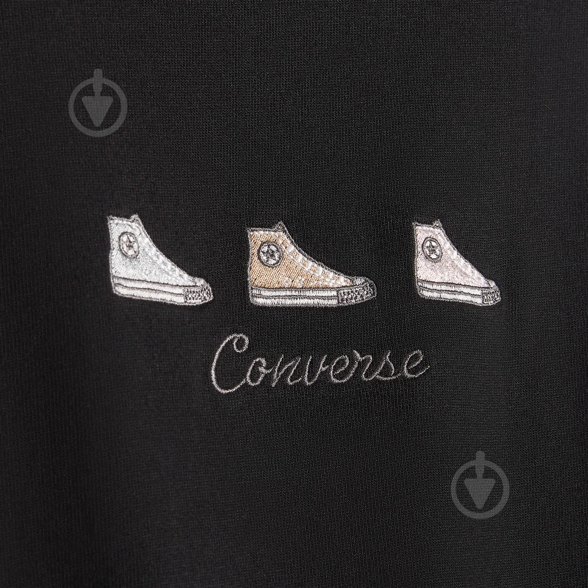 Футболка Converse CHUCK TAYLOR GRAPHIC TEE 10027753-001 р.M черный - фото 7