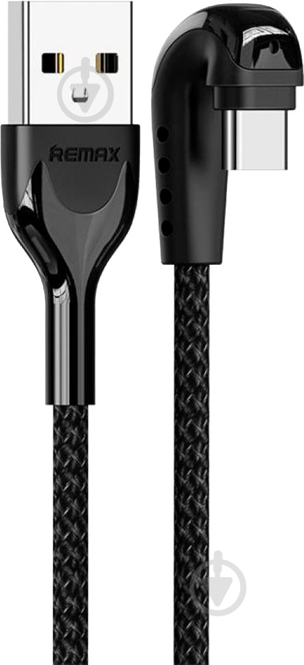 Дата-кабель Remax Type-C – USB 2.0 1 м чорний (RC-097A-BLACK) - фото 1 Дата-кабель Remax Type-C – USB 2.0 1 м чорний (RC-097A-BLACK) - фото 1