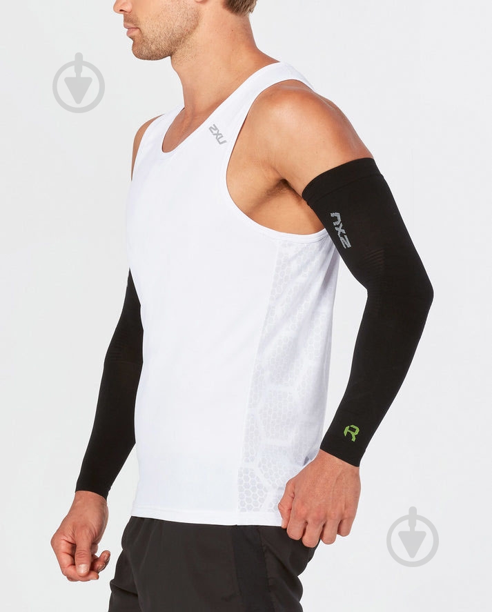 Нарукавники 2XU Recovery Flex Arm Sleeves р. XL черный - фото 1