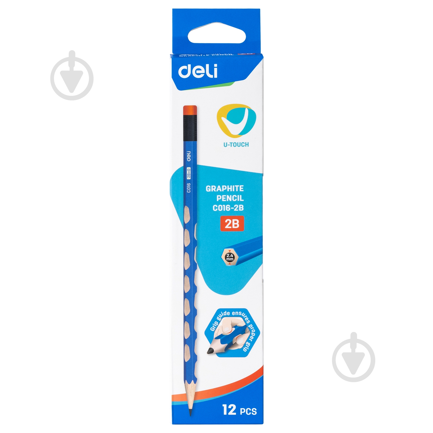 Карандаш чернографитный EC016-HB Deli - фото 6