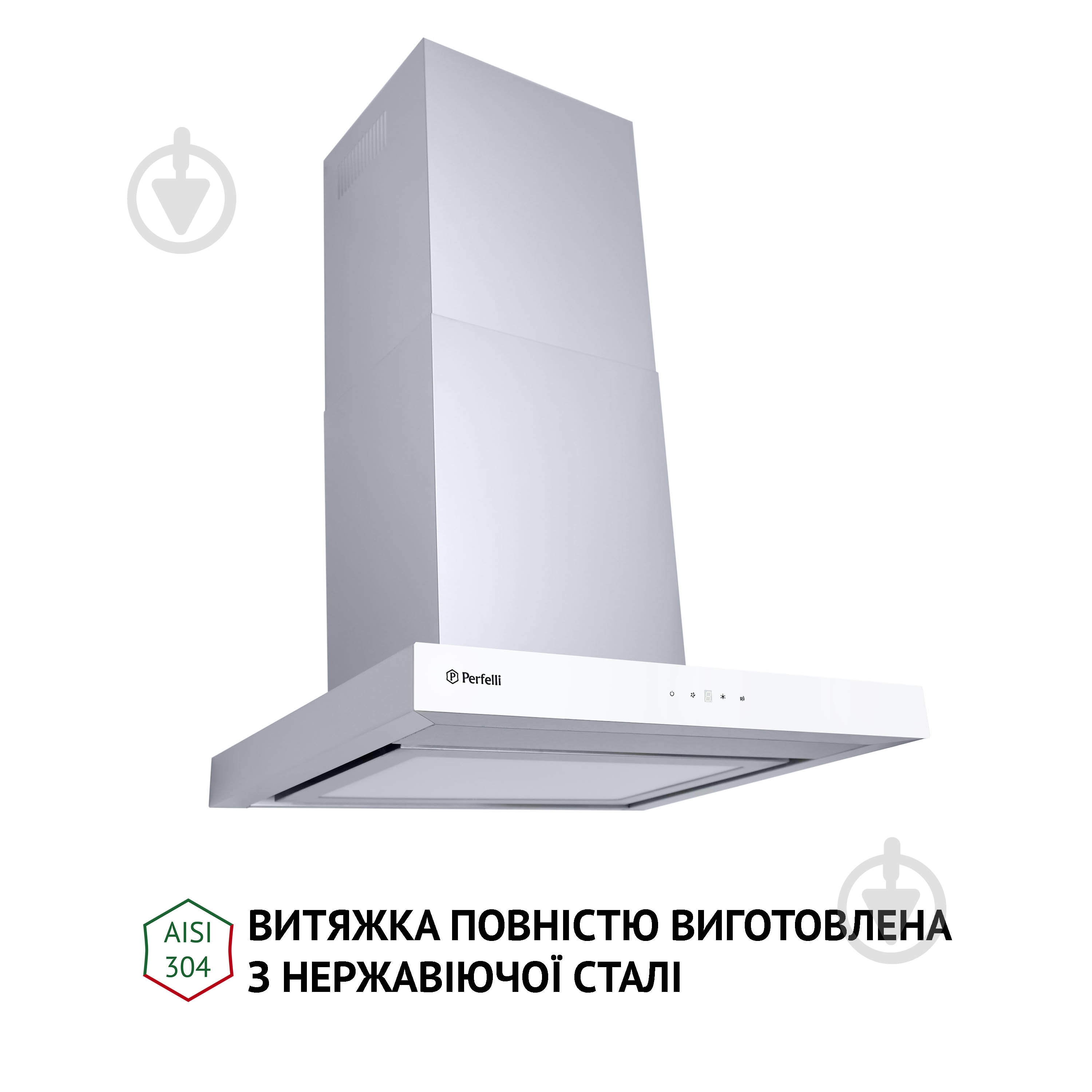 Витяжка Perfelli TS 6635 I/WH 1000 LED - фото 4