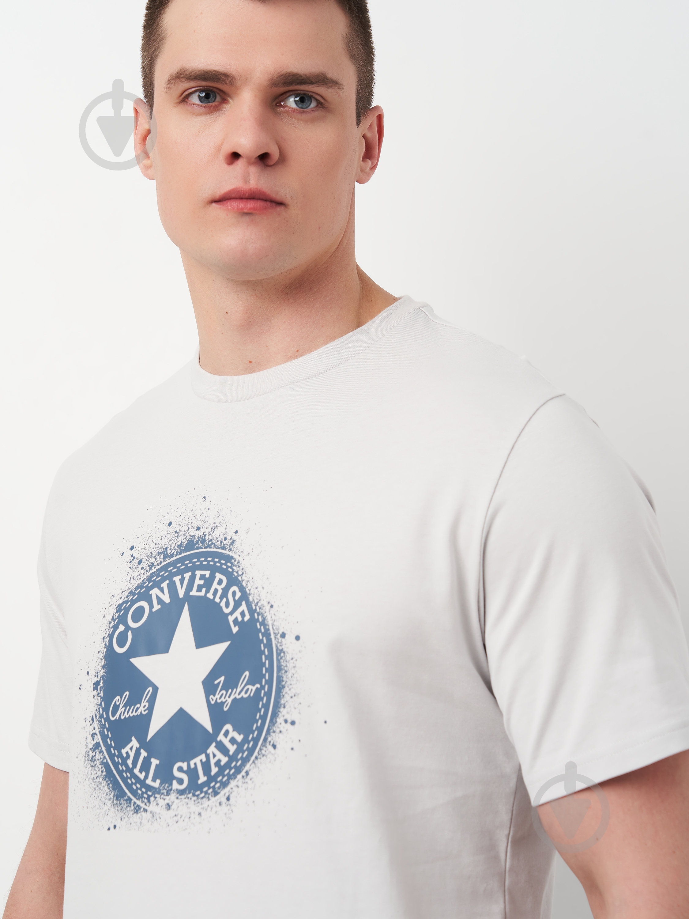Футболка Converse CHUCK DISTORT SPRAY PAINT TEE 10027998-095 р.XL бежевый - фото 3