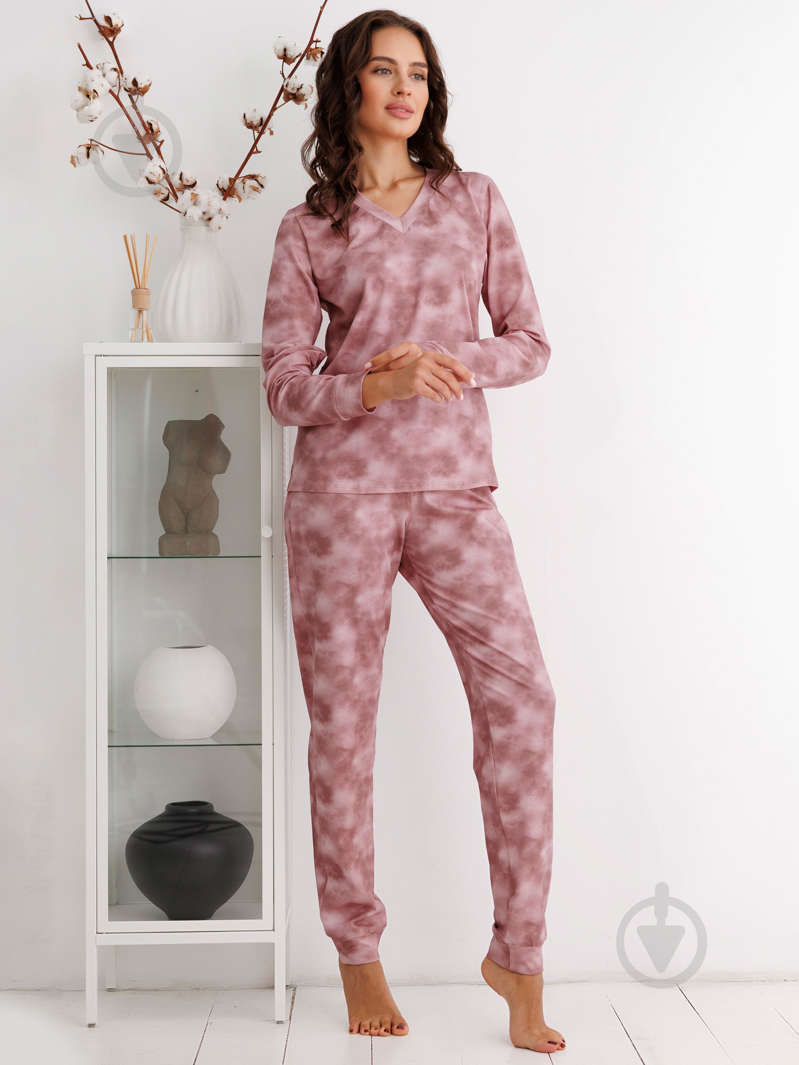 Лонгслів Roksana TAI DAI №1736/16207 р. 54 пудровий - фото 4 Лонгслів Roksana TAI DAI №1736/16207 р. 54 пудровий - фото 4